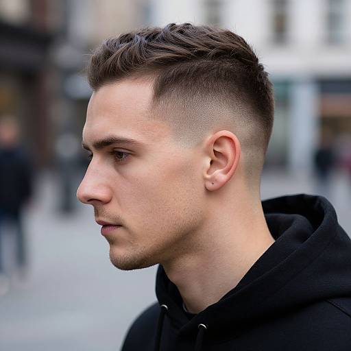 Fit European Man Urban Streetwear