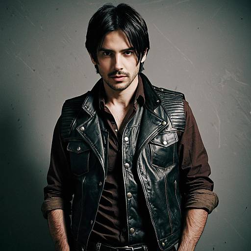 Eren Yeager Leather Vest Outfit