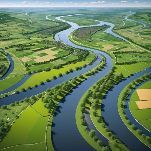 Contrasting River Sections: Nature vs. Urbanization