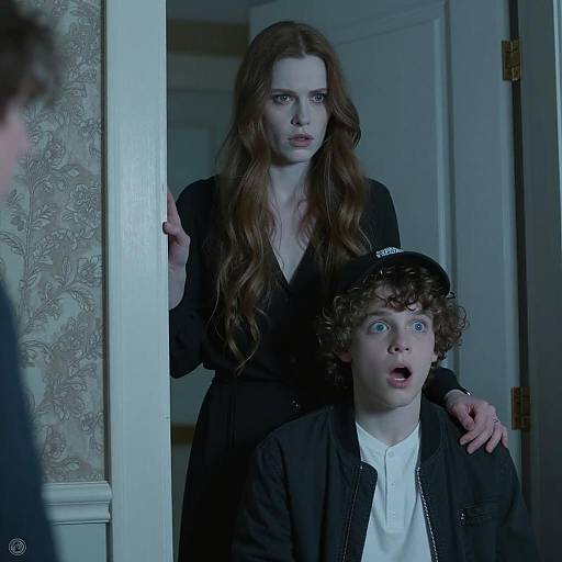 Dramatic Encounter in a Doorway