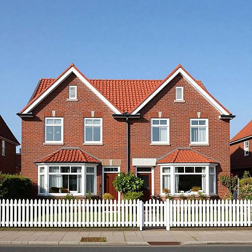 Charming Two-Story Brick Houses