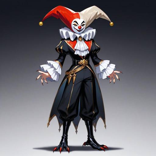 Edgy Jester with Regal Ballroom Flair Edgy Jester with Regal Ballroom Flair