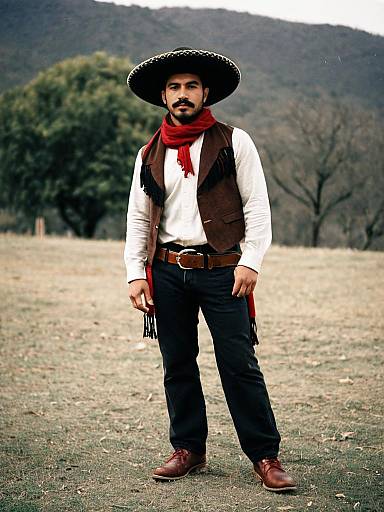 Mexican Outfit Male Costume Outdoors