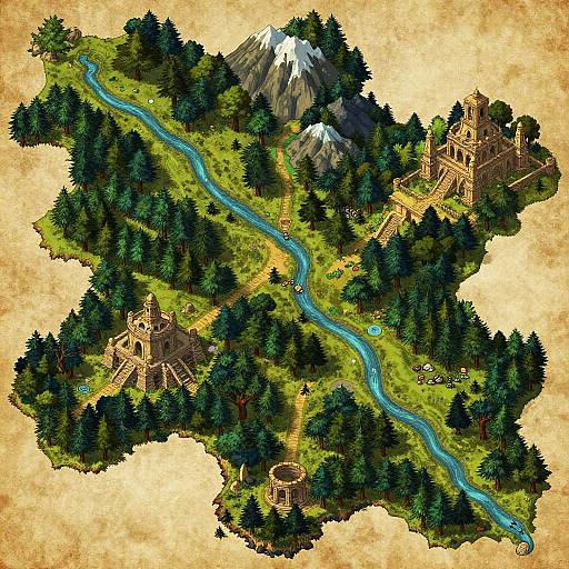 Intricate DnD Fantasy Map Generator
