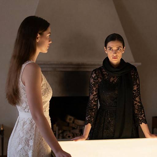 Rustic Room Portrait of Two Women