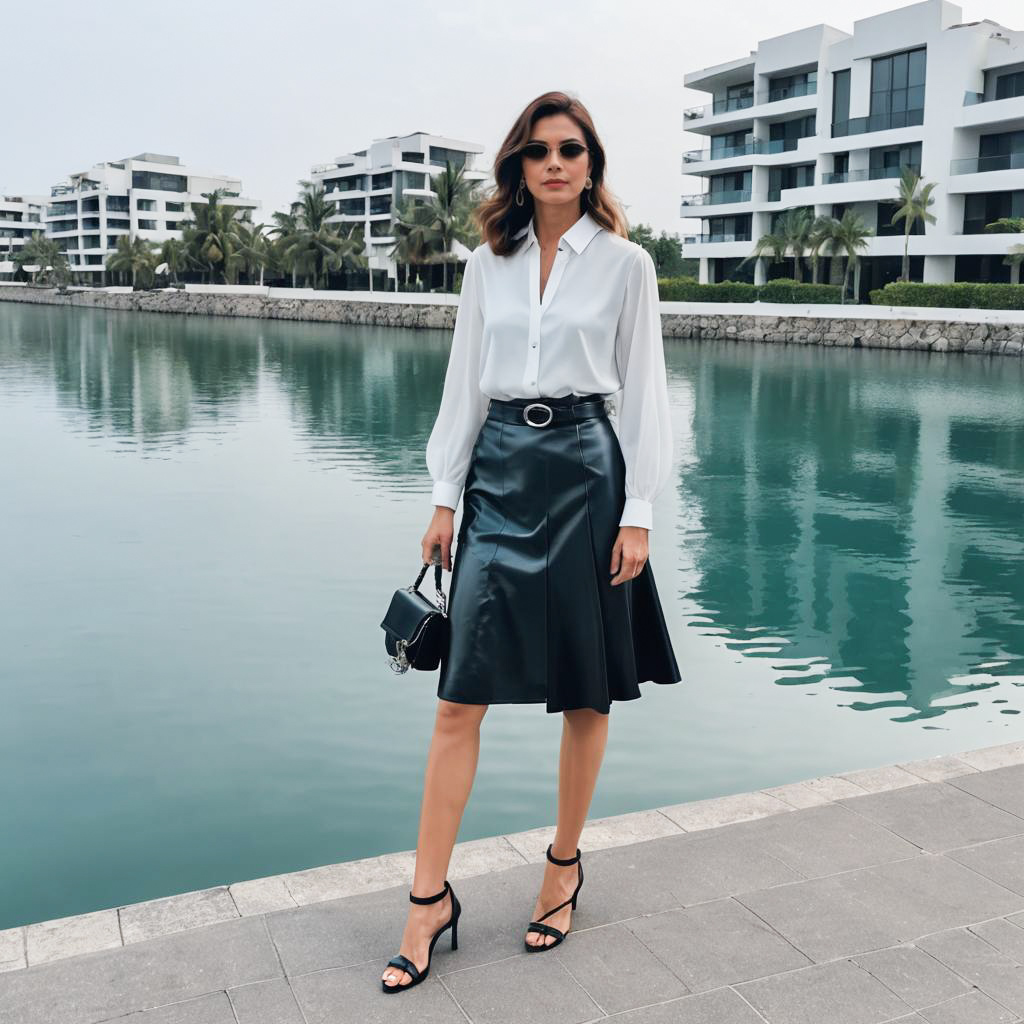 Chic Urban Look by Tranquil Waterside