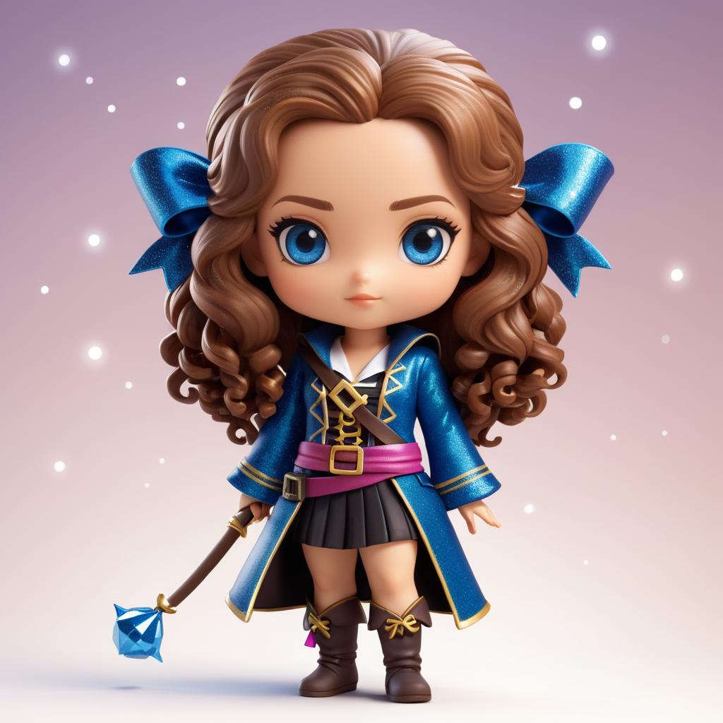 Chibi Hermione Granger in Pirate Outfit