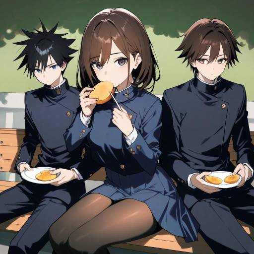Casual School Lunch with Friends