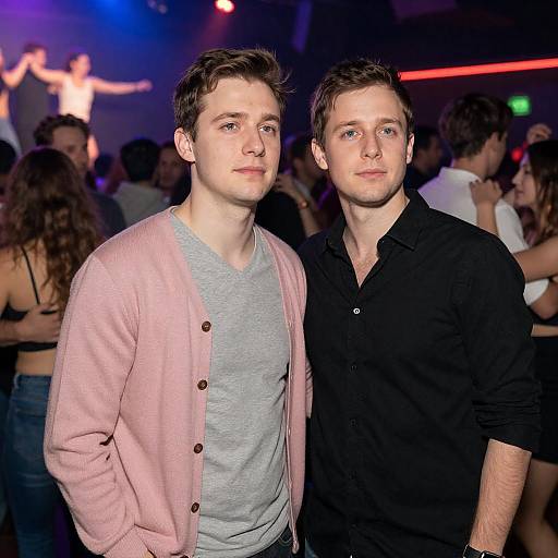 Nightclub Scene with Two Men