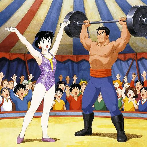 Circus Duo in Hiromu Arakawa Style