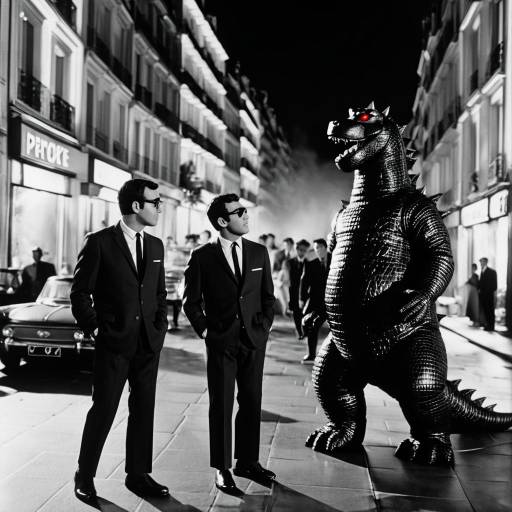 Godzilla Meets Belmondo in Paris Night