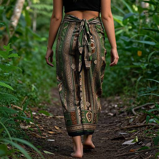 Traveler in Tribal Print Pareo