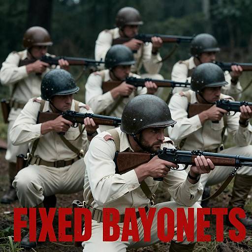 Bearded Soldier — Fixed Bayonets Poster