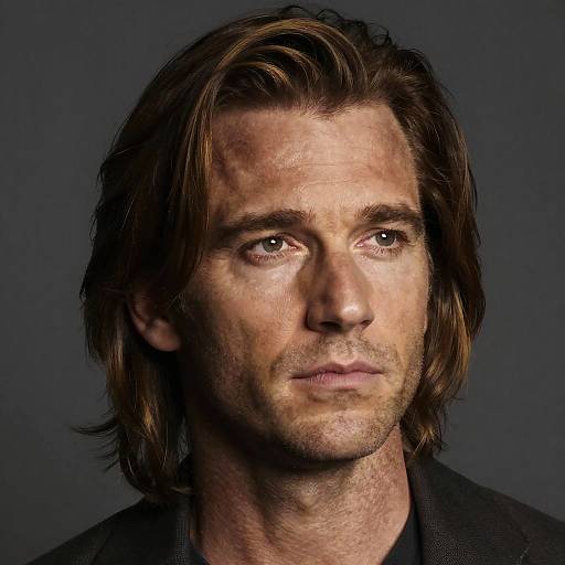 Realistic Close-Up of Hayden Christensen Hair