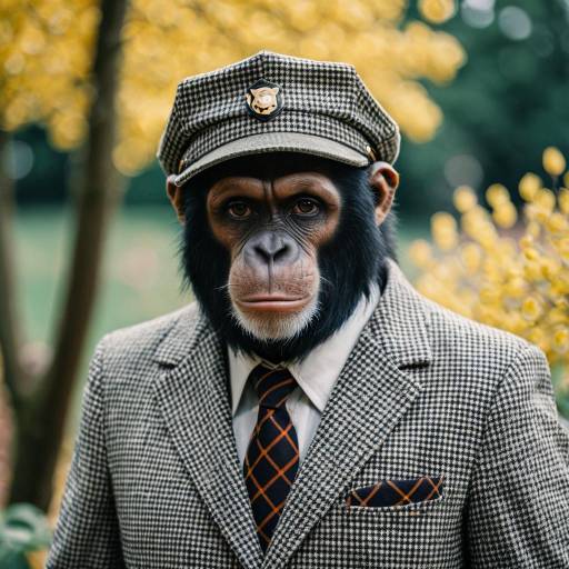 Cosplay Detective Chimp in Classic Style