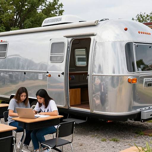 KU Students Transform Airstream Classroom
