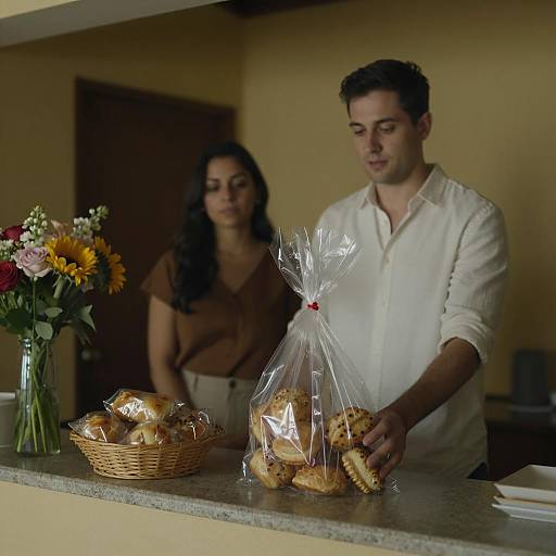 Mysterious Evening in Dimly Lit Room