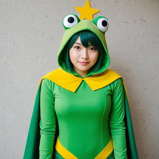 Playful Keroro Frog Cosplay Costume Idea