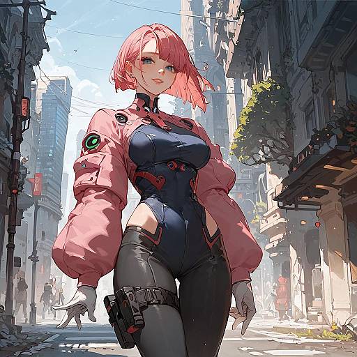 Sasha Yakovlev Cyberpunk Street Portrait