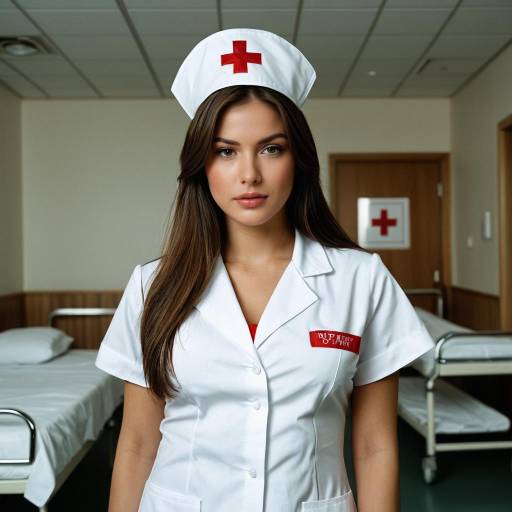 Realistic Nurse Outfit Featuring Solo Woman