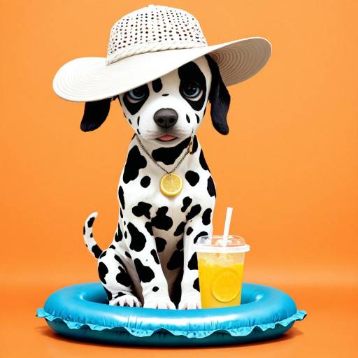 Solo Dalmatian Puppy with Playful Accessories Solo Dalmatian Puppy with Playful Accessories