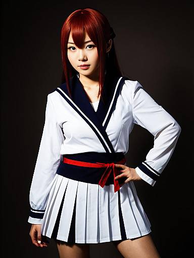 Realistic Female Yasuko Aisaka Cosplay