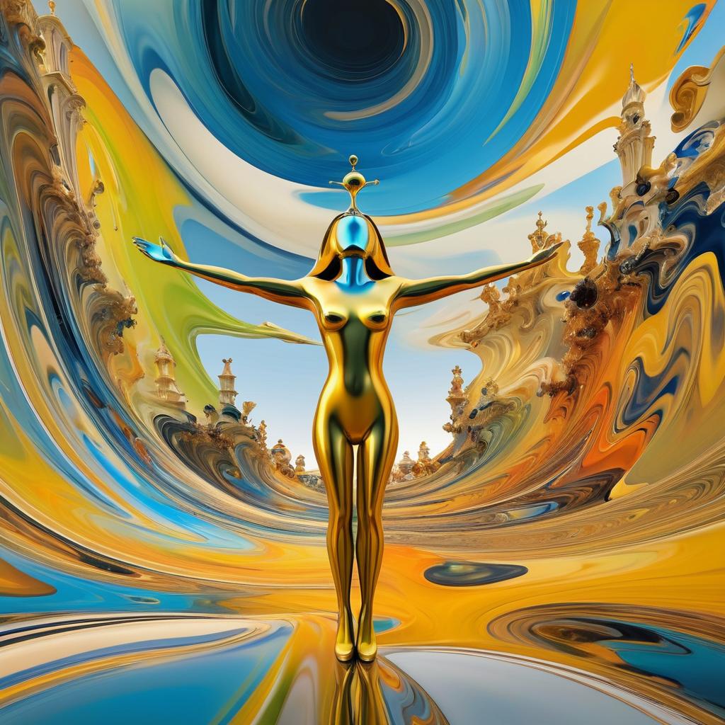 Surreal Tribute to The Scream by Dalí