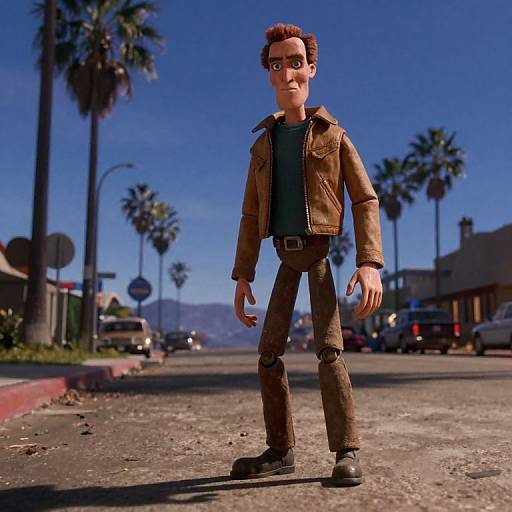 Stop-Motion LA Terminator 2 Scene