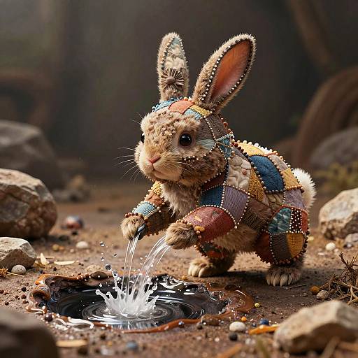 Dynamic Fantasy Creature in Hyper Detail