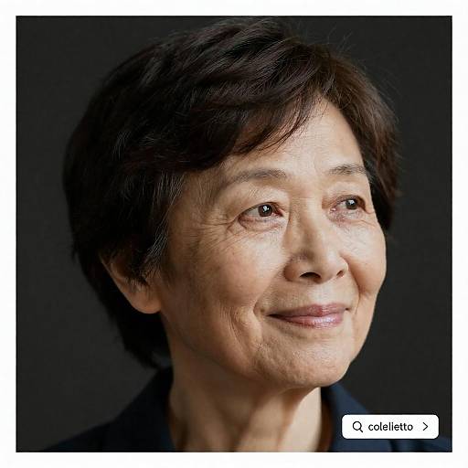 Portrait of an Elderly Woman in Light