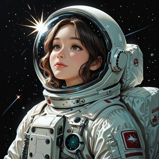 Astronaut in Space: Youthful Exploration