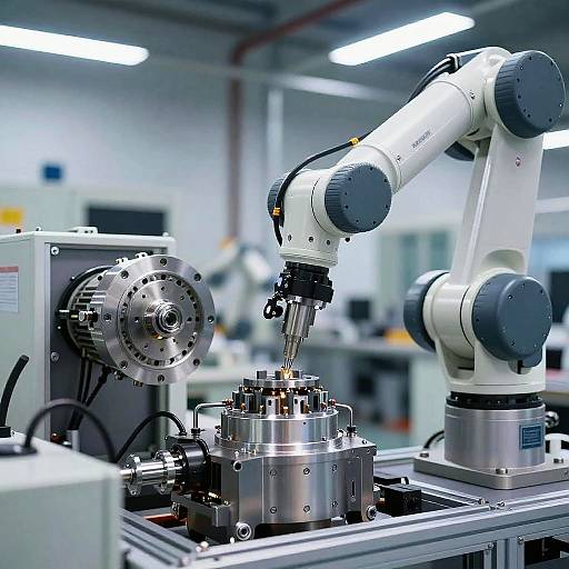 Futuristic Mechanical Engineering Close-Up