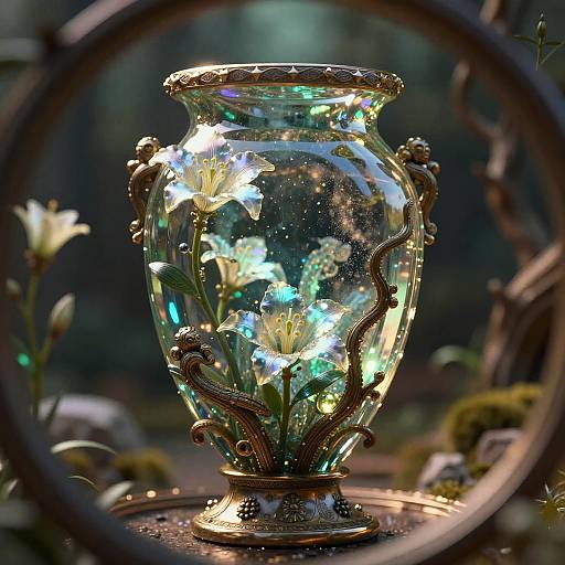Sylvan Shamanic Prism-Pool Micro-Urn