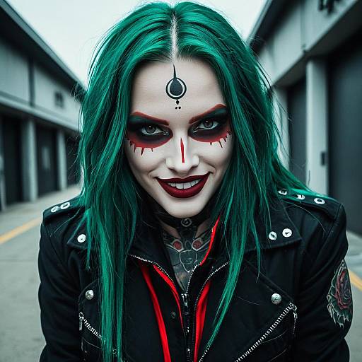 Cyberpunk Rebecca with Mechanical Eye