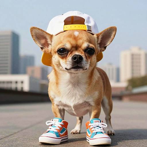 Sassy Chihuahua Caricature with Attitude