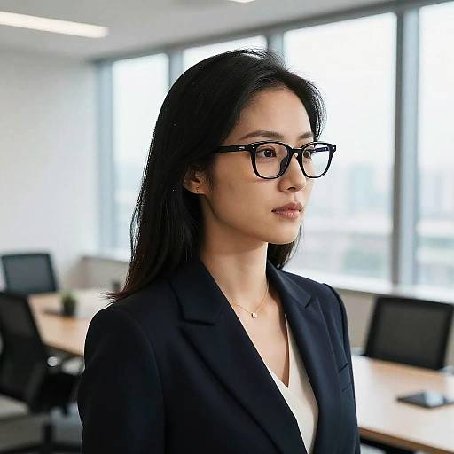 Elegant Professional Woman in Office