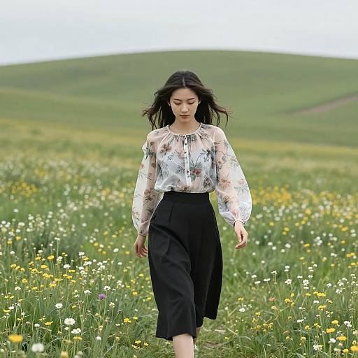 Serenity in a Wildflower Meadow