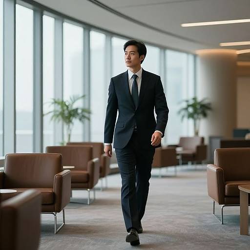 Executive Leadership in Modern Lounge