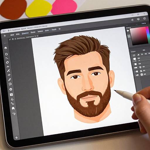 Photoshop Stubble Brush Interface