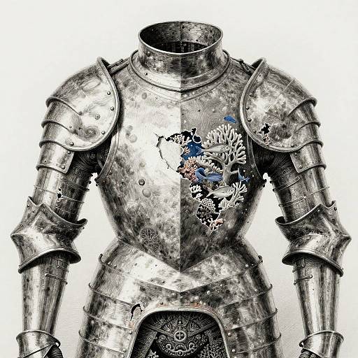 Trompe-l'œil Rusted Armor Coral Reef