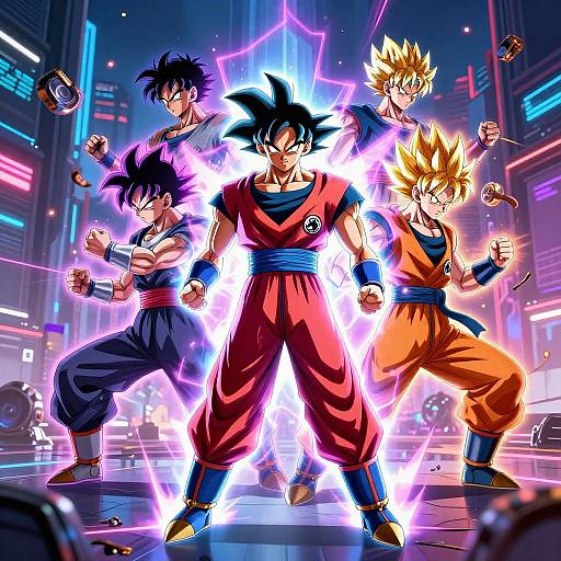 Futuristic Dragon Ball AI Fusion