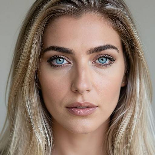 Intense Portrait of Middle Eastern Woman