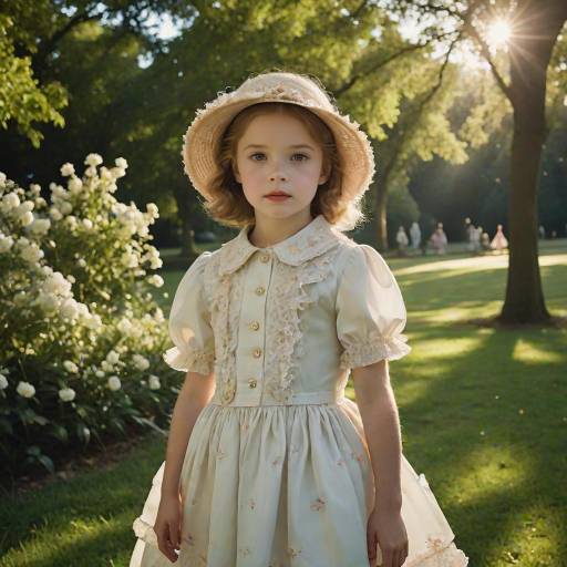 Charming Child in Sunny Glamour Style
