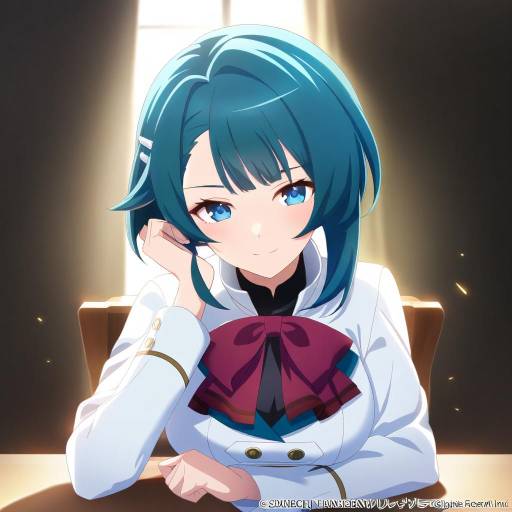 Illustration of Aizawa kazuha, assault lily in the style of Minami koyogi