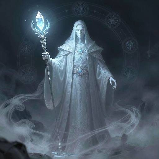Ghostly Mage Reborn Character Art