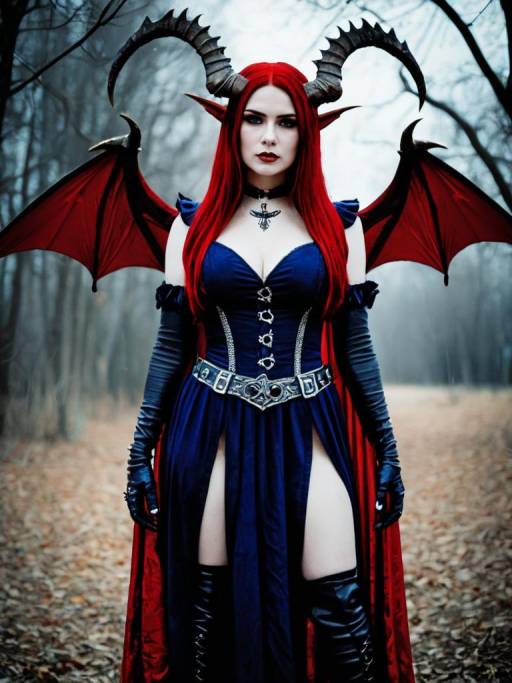Realistic Lilith Cosplay Photography