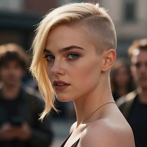 Cinematic Gwen Stacy Urban Close-Up Portrait