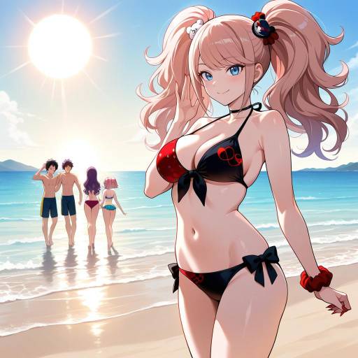 Summer Beach Fun with Junko and Friends
