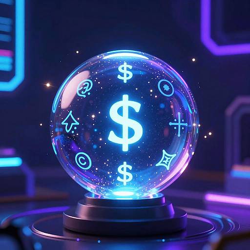 Mystical Fortune Ball in Cyber Realm