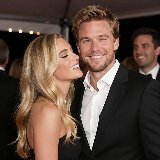 Smiling Couple at Formal Event